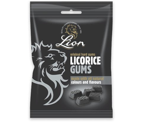 Lions Liquorice Gums 150G - Jessica's Sweets