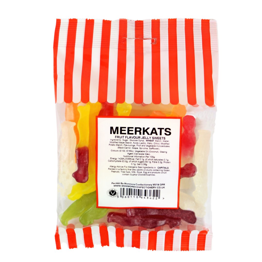 MEERKATS 140G Jessica s Sweets MEERKATS 140G Jessica s Sweets