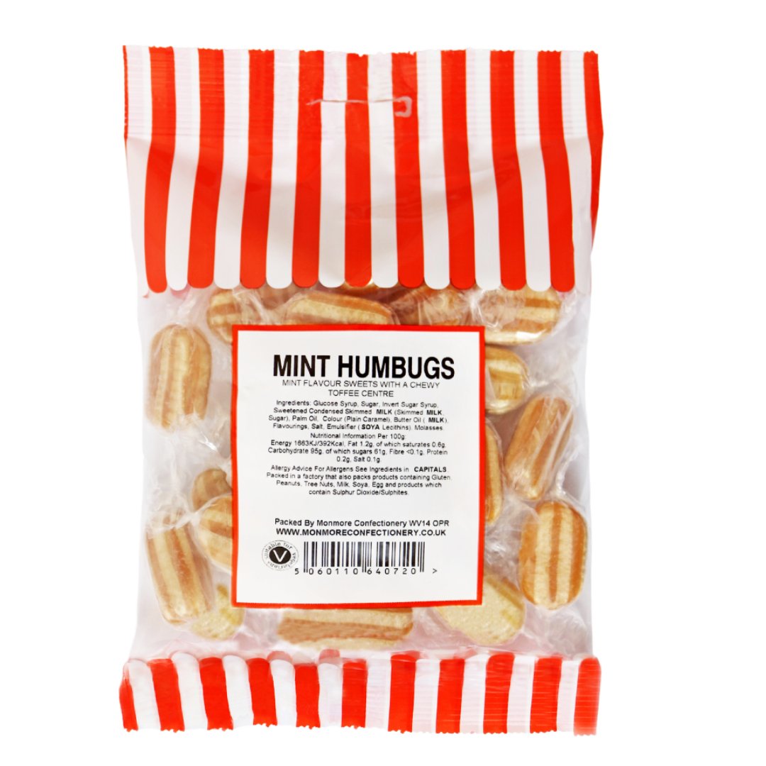 MINT HUMBUGS 140G - Jessica's Sweets