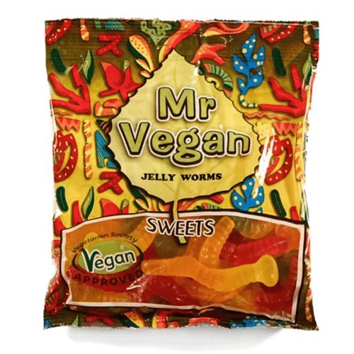 MR VEGAN Jelly Worms 120g - Jessica's Sweets