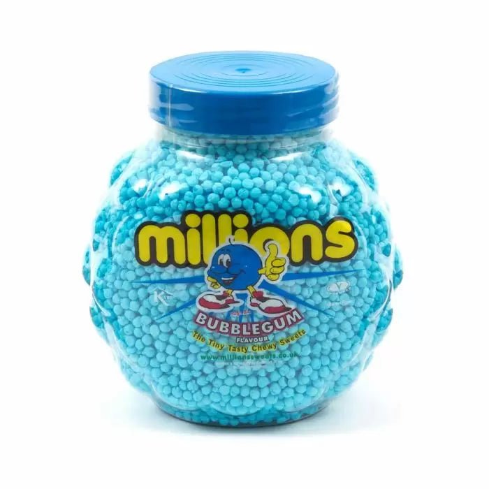 Millions Bubblegum Jar 2.27kg - Jessica's Sweets
