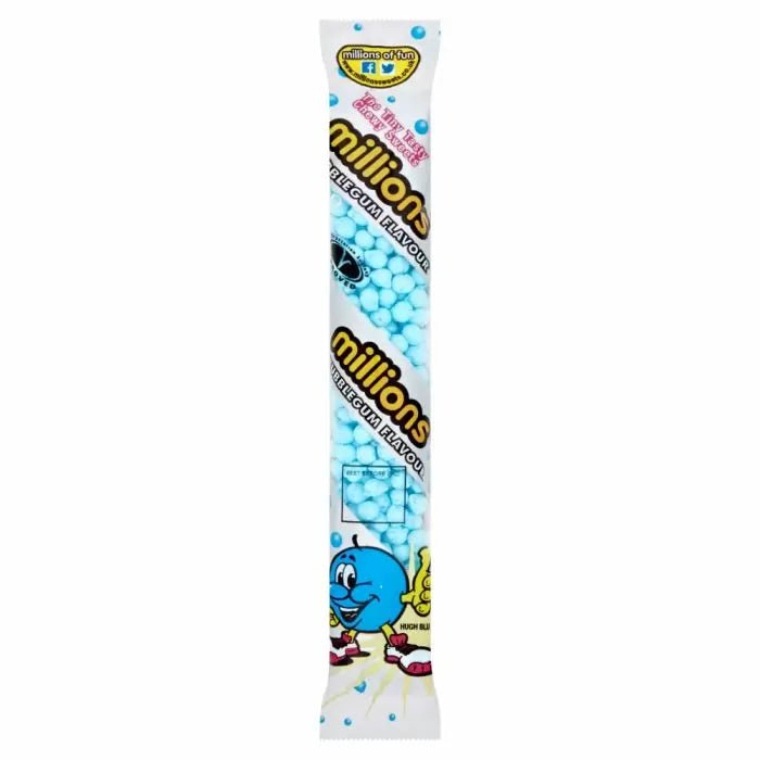 Millions Bubblegum Tube 60g - Jessica's Sweets