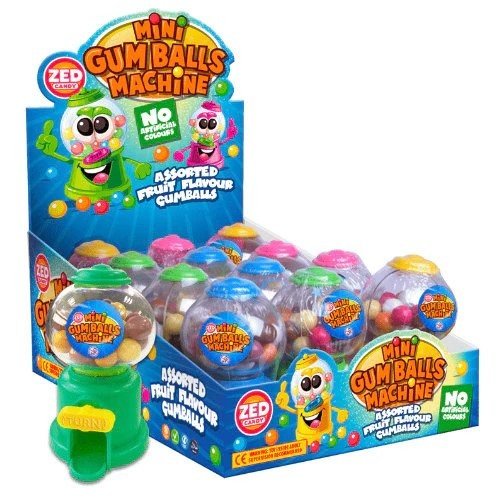 Mini Gumball Machine 35g - Jessica's Sweets