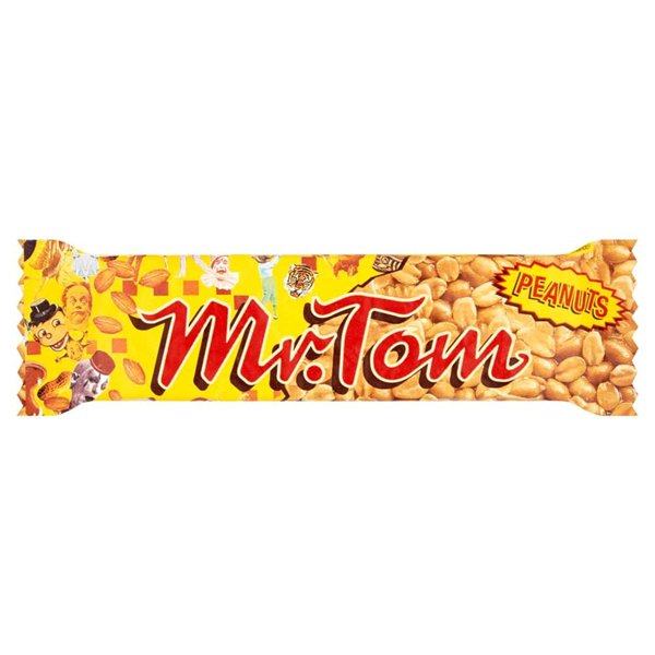 Mr Tom Peanut Brittle Bar 40G - Jessica's Sweets
