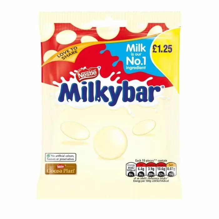 Nestle Milkybar Buttons 85G - Jessica's Sweets