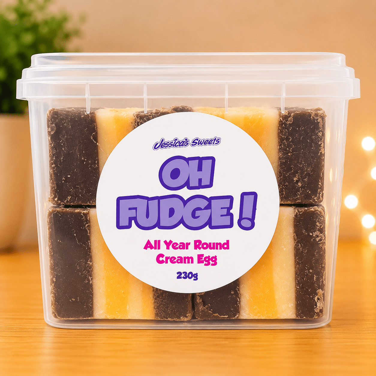 Jessica's Oh Fudge! All Year Round Cream Egg Flavoured 230g Tub