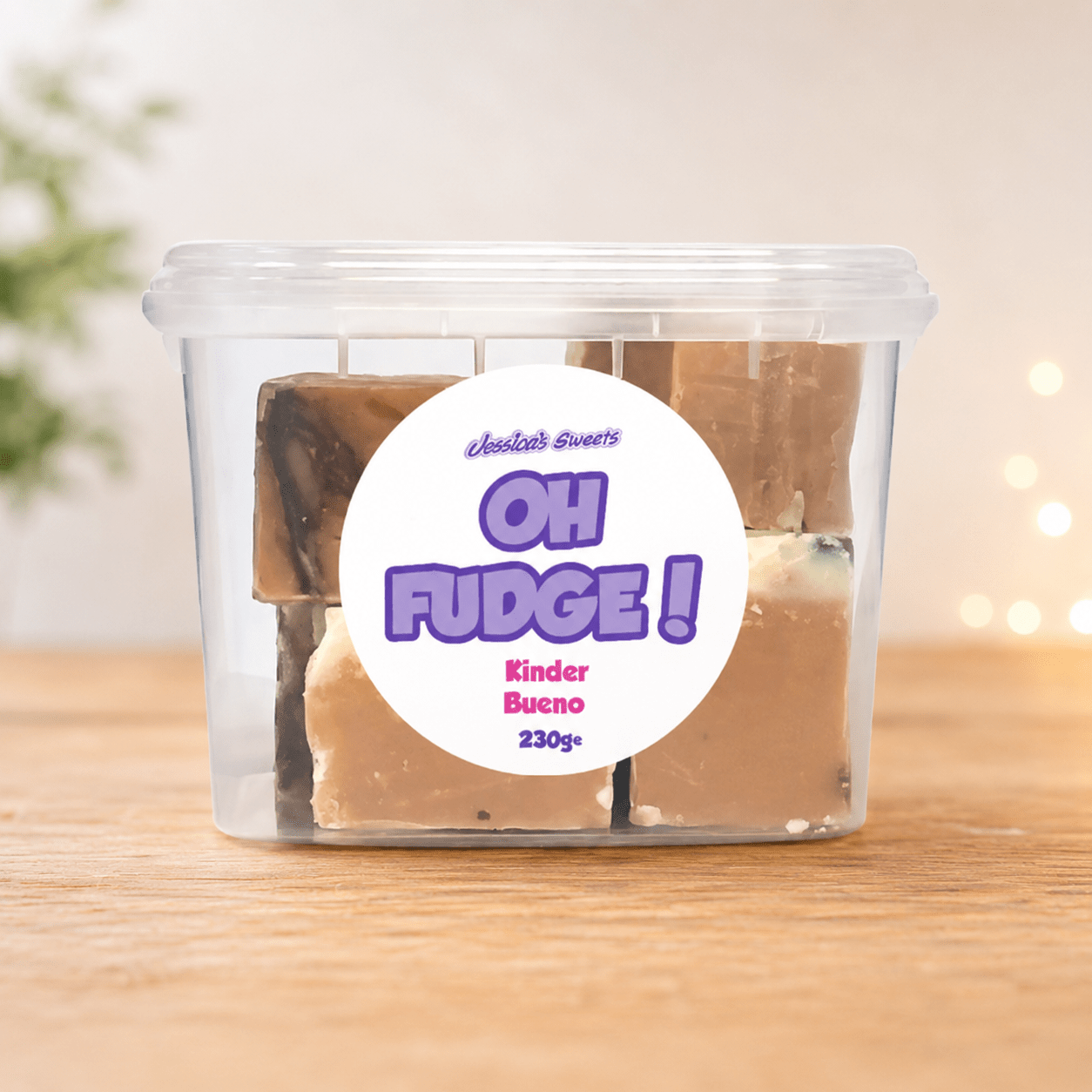 Jessica's Oh Fudge! Kinder Bueno Flavour Fudge 230g