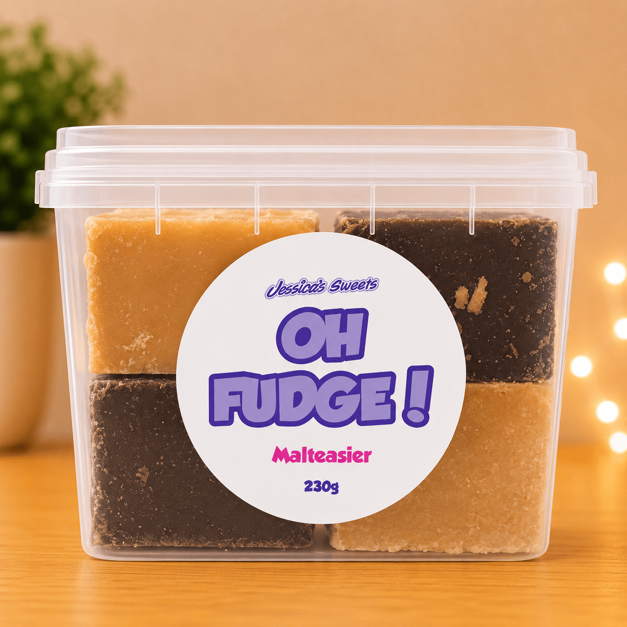 Jessica's Oh Fudge! Malteasier Flavour Fudge 230g Tub
