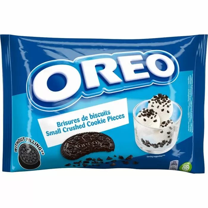 Oreo Cookie Crumbs (No Creme) Bag 400g - Jessica's Sweets