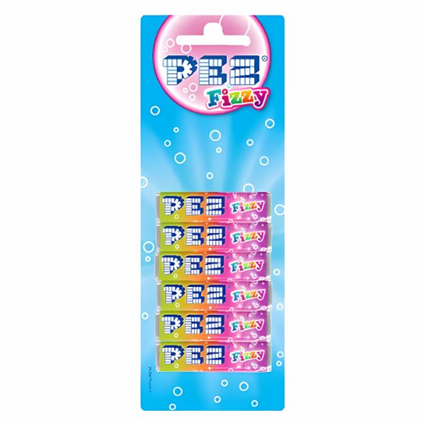 Pez Refill Fizzy 6 Pack 51g - Jessica's Sweets
