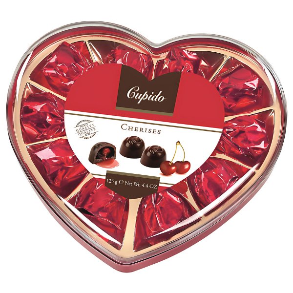 Cupido Belgian Chocolate Covered Cherries 125g - Jessica's Sweets