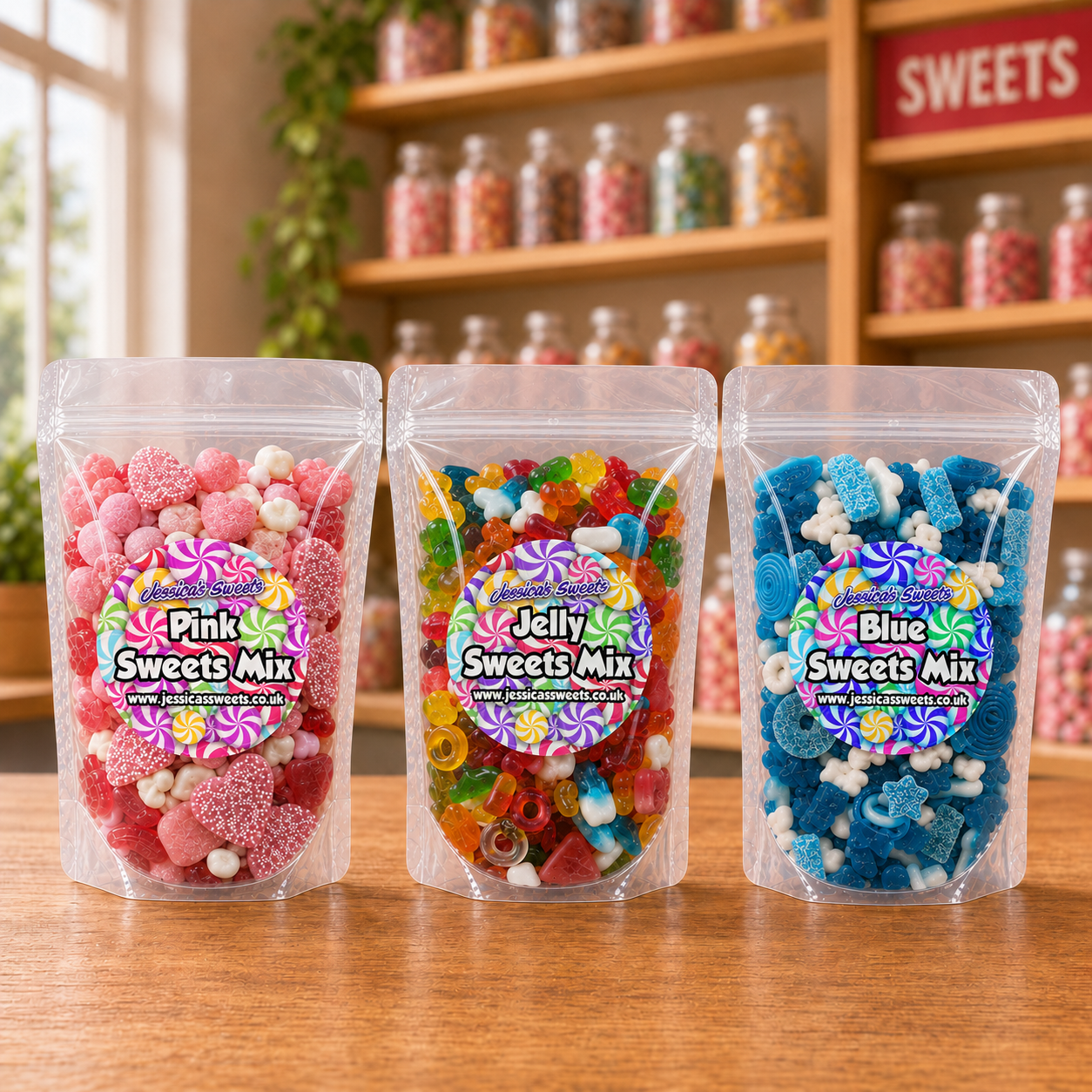 Trio Of Grab Bags 3 x 1kg Bags