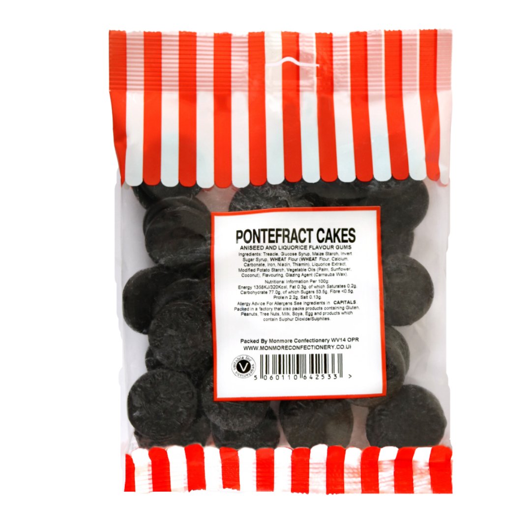 PONTEFRACT CAKES 140G - Jessica's Sweets