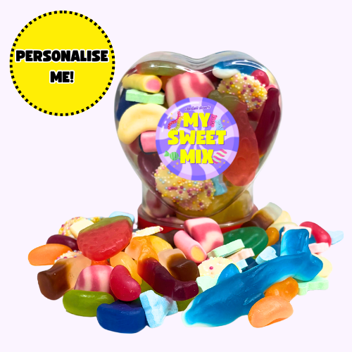 Pick Your Mix - Heart Shaped Jar