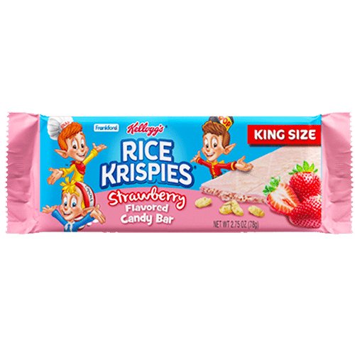 Rice Krispies King Size Strawberry Bar 78g - Jessica's Sweets