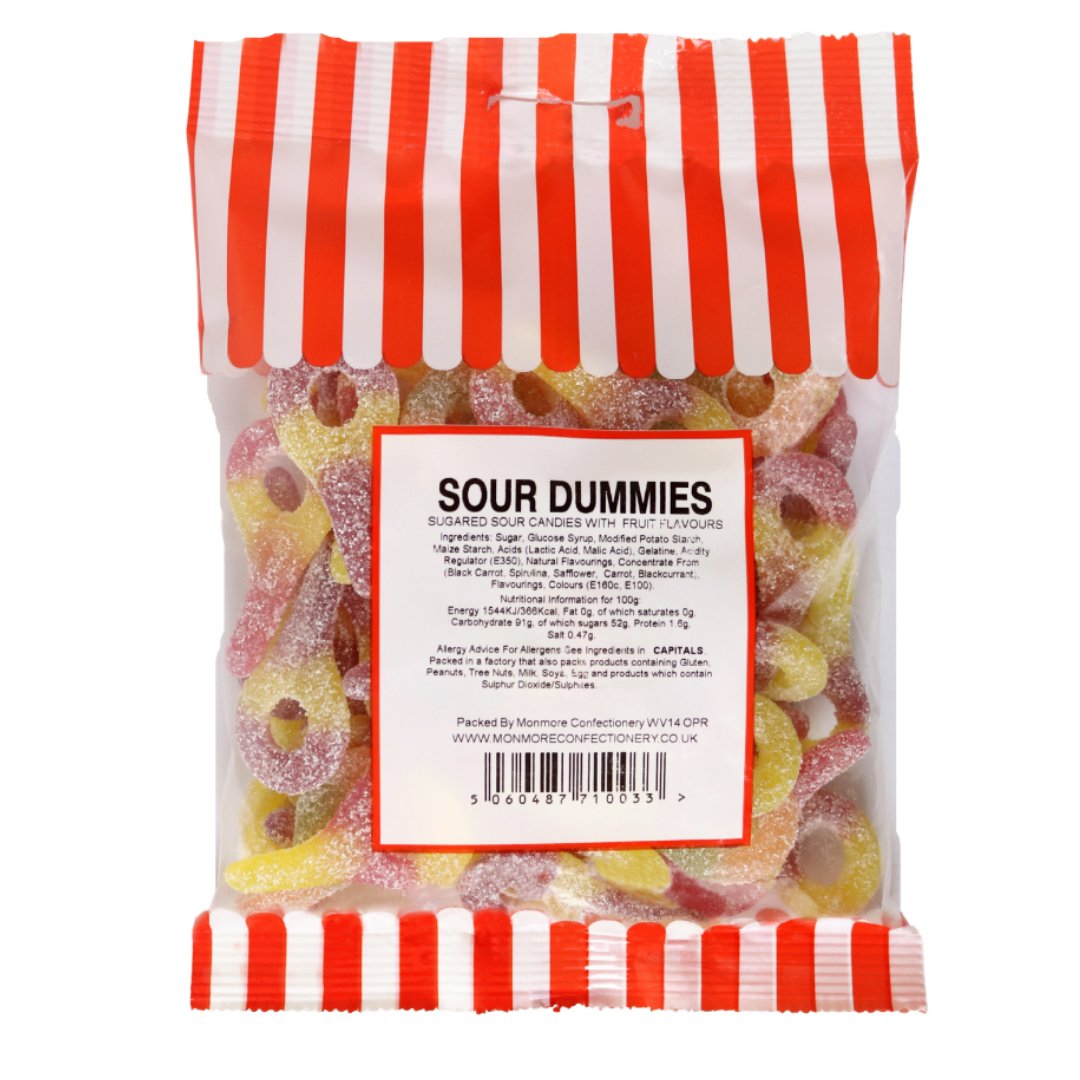 SOUR DUMMIES 140G - Jessica's Sweets