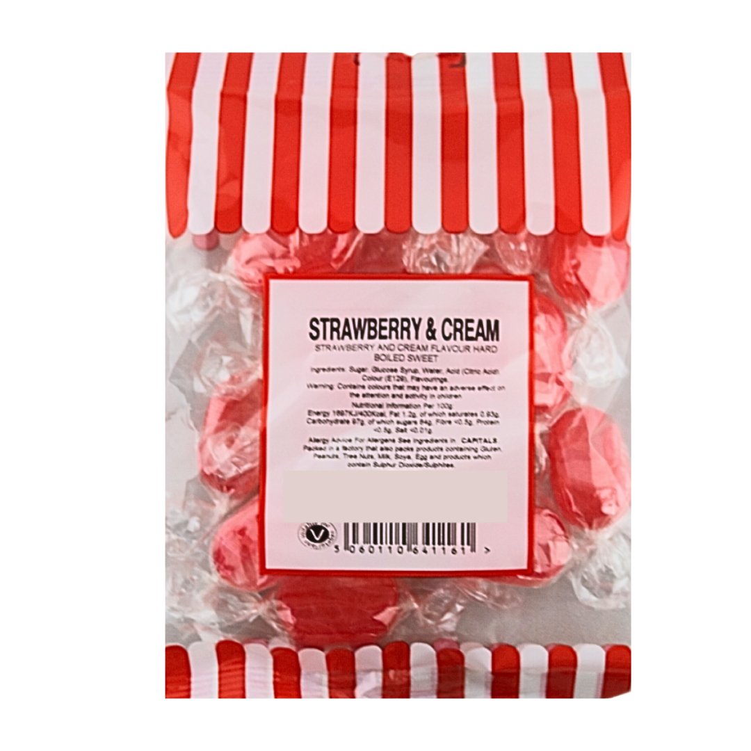 STRAWBERRY & CREAM 140G - Jessica's Sweets