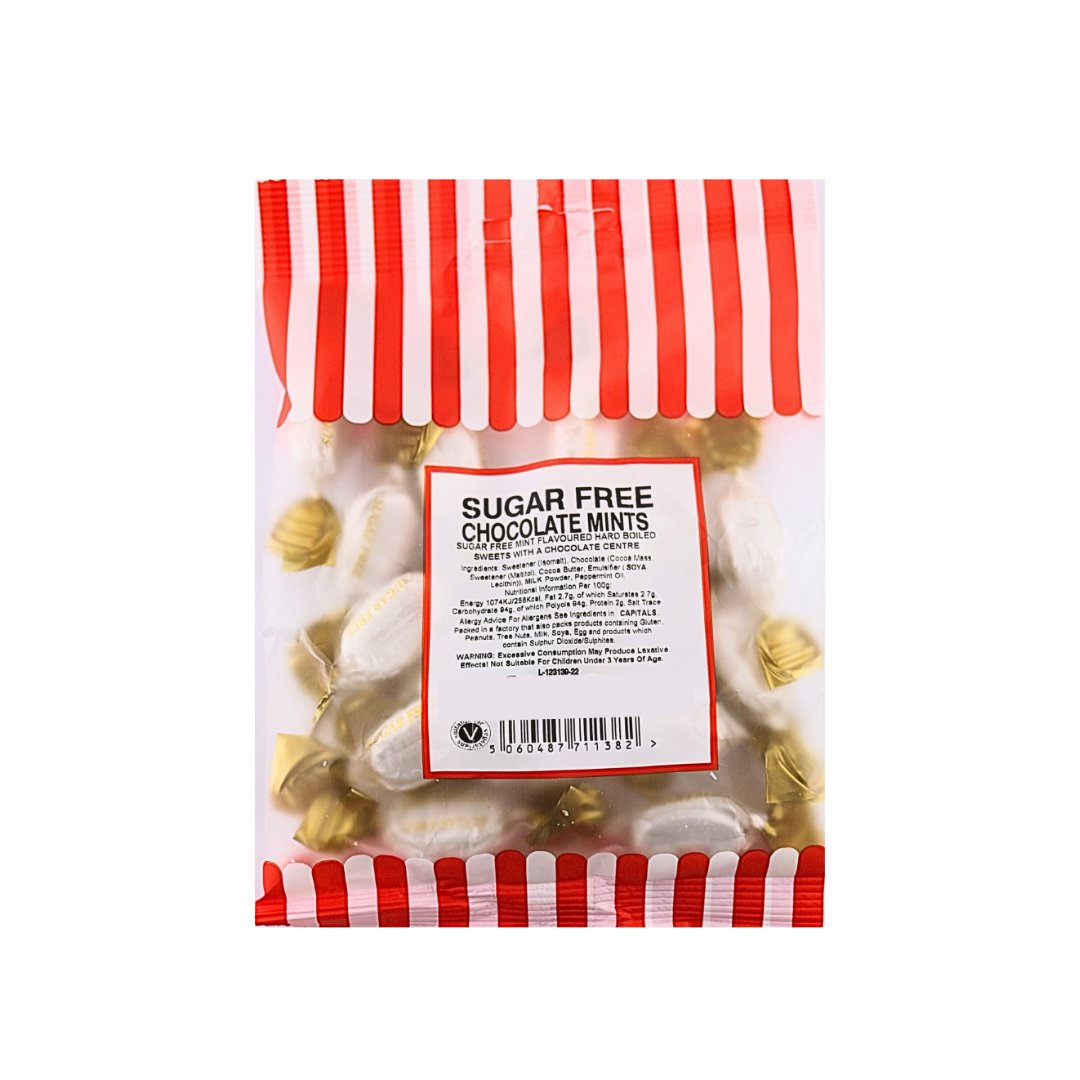 SUGAR FREE CHOCOLATE MINTS 75G - Jessica's Sweets