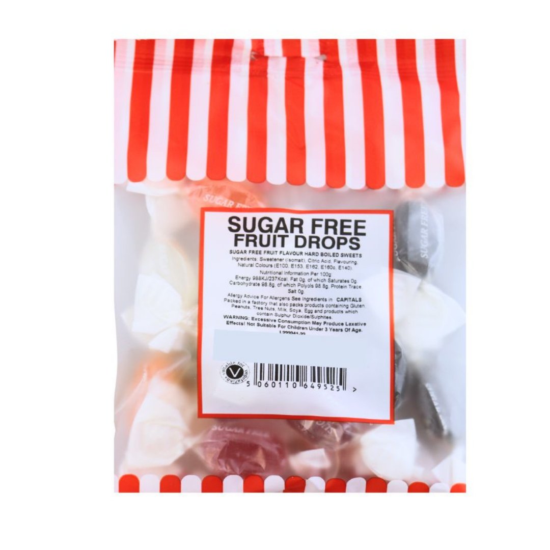 SUGAR FREE FRUIT DROPS 75G - Jessica's Sweets