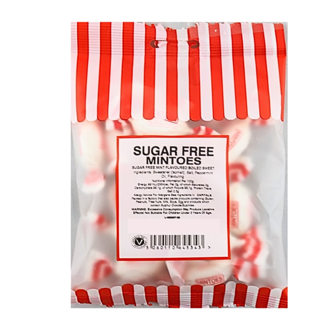 SUGAR FREE MINTOES 75G - Jessica's Sweets