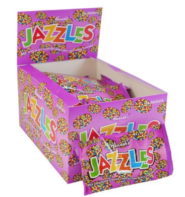 Hannah's Chocolate Jazzles 40g - Case of 24