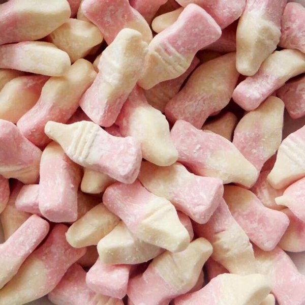 Strawberry Milkshake Bottles - Jessica's Sweets