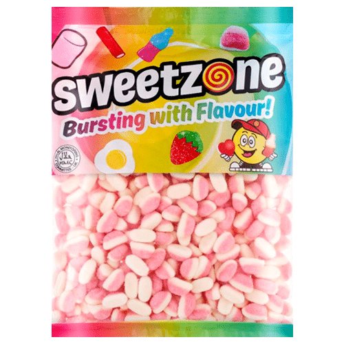 Strawberry Puffs Sweetzone 1kg - Jessica's Sweets