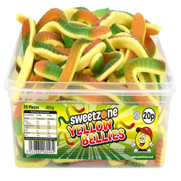 Sweetzone Yellow Bellies 900g - Jessica's Sweets