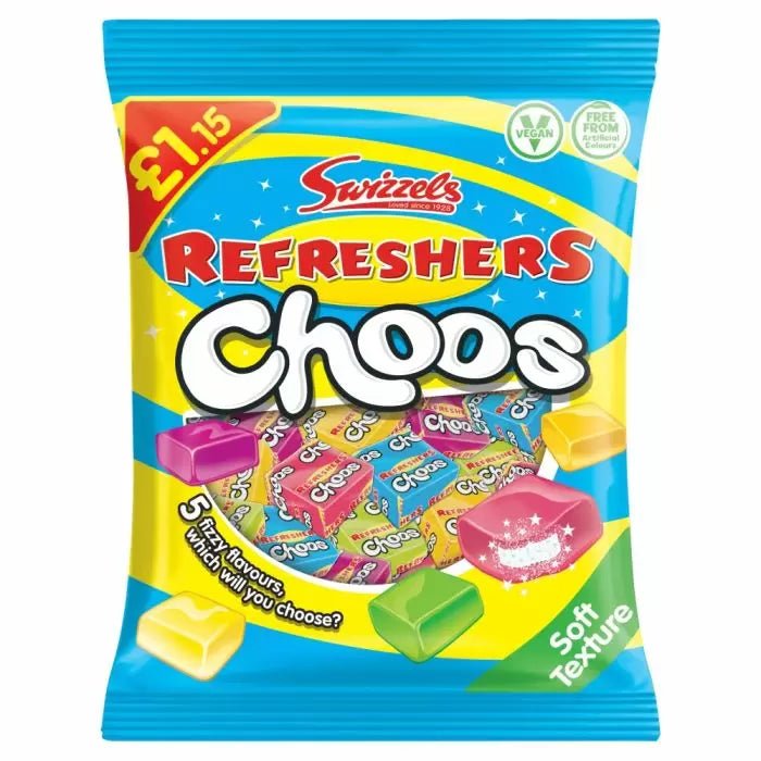 Swizzels Refreshers Choos 115G - Jessica's Sweets