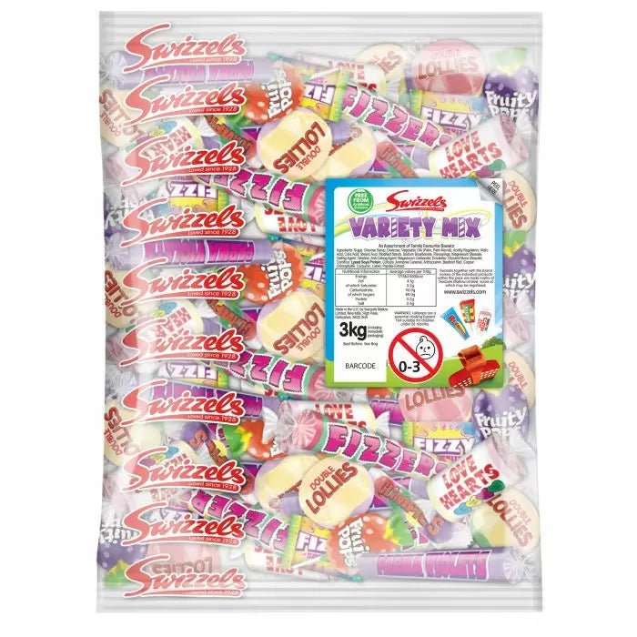 Swizzels Variety Mix 3kg Bag - Jessica's Sweets