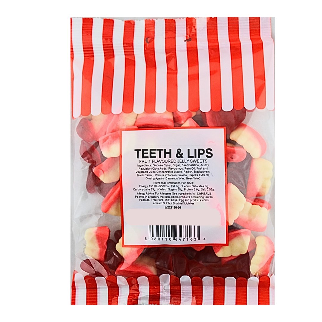 TEETH & LIPS 140G - Jessica's Sweets