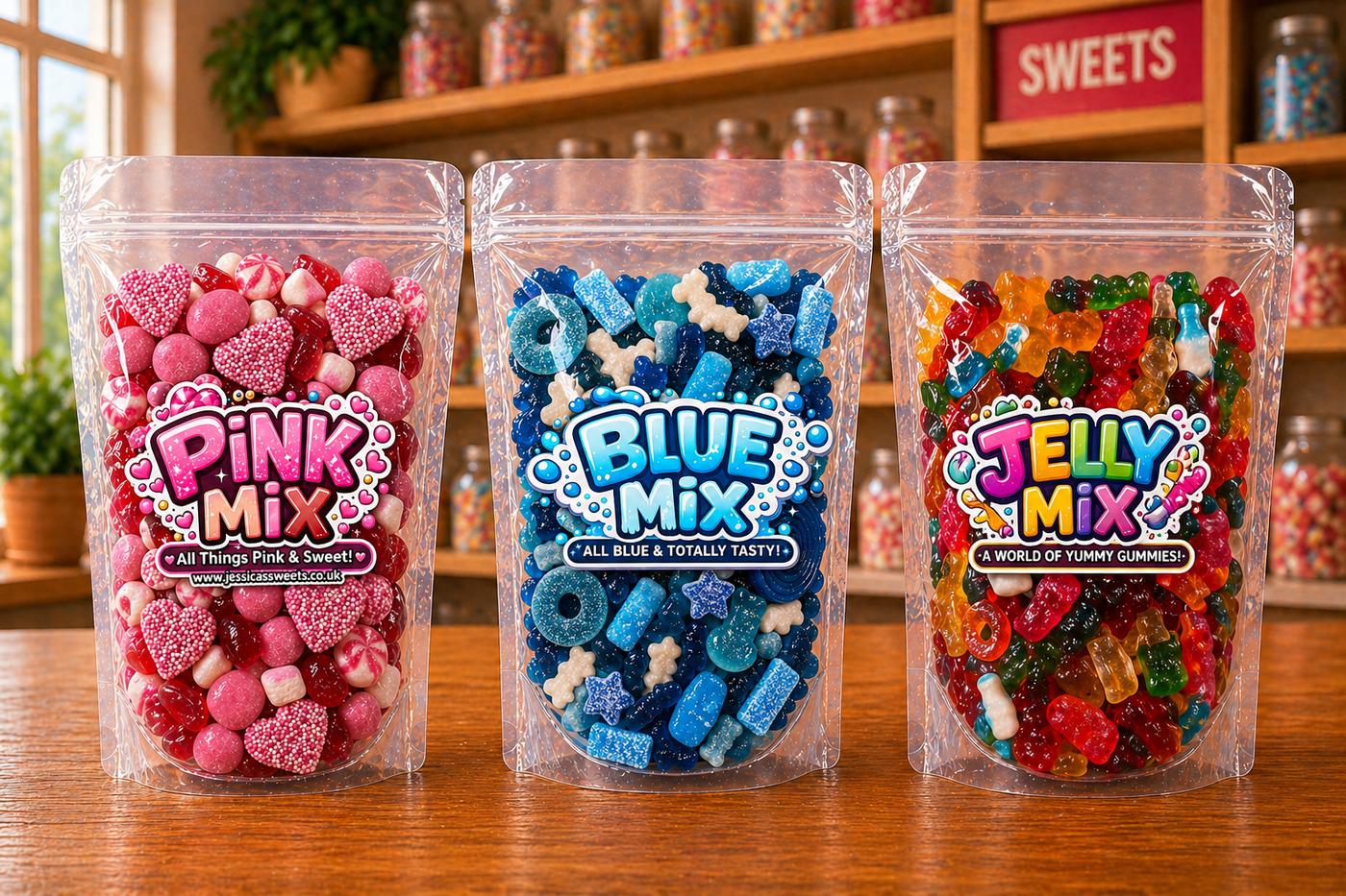 Trio Of Grab Bags 3 x 1kg Bags