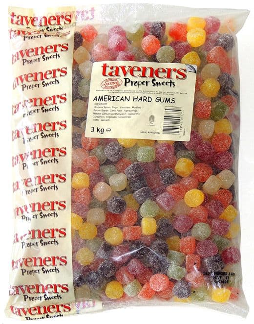 Taveners American Hardgums 3kg - Jessica's Sweets