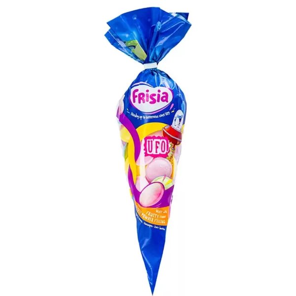 Frisia Flying Saucers Cone Bag 45g - Jessica's Sweets