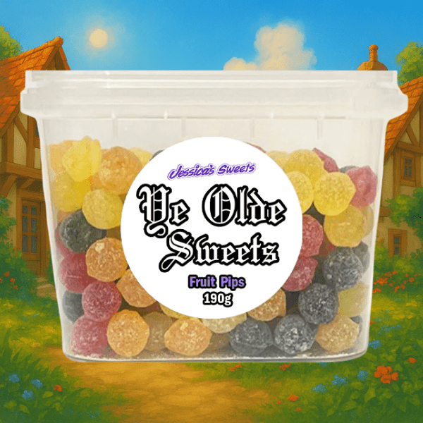 Jessica's Sweets Ye Olde Sweets Fruit Pips 190g