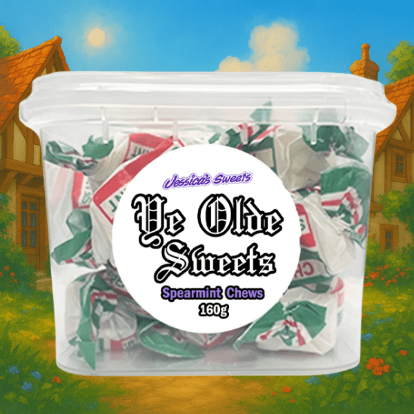 Jessica's Ye Olde Sweets Spearmint Chews 160g