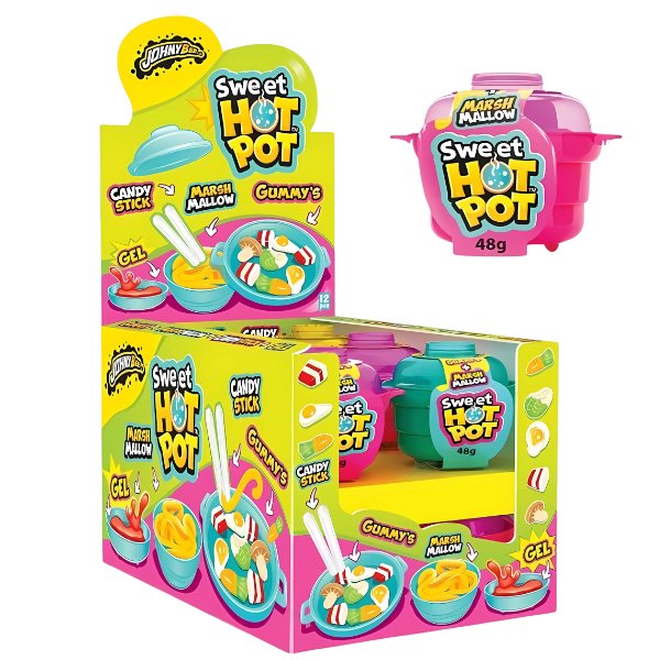 Johnny Bee Candy Hot Pots 48g - Jessica's Sweets