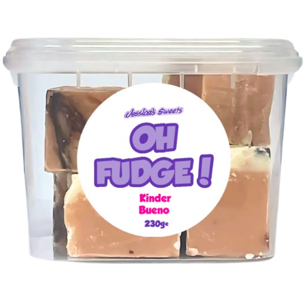 Jessica's Oh Fudge! Kinder Bueno Flavour Fudge 230g