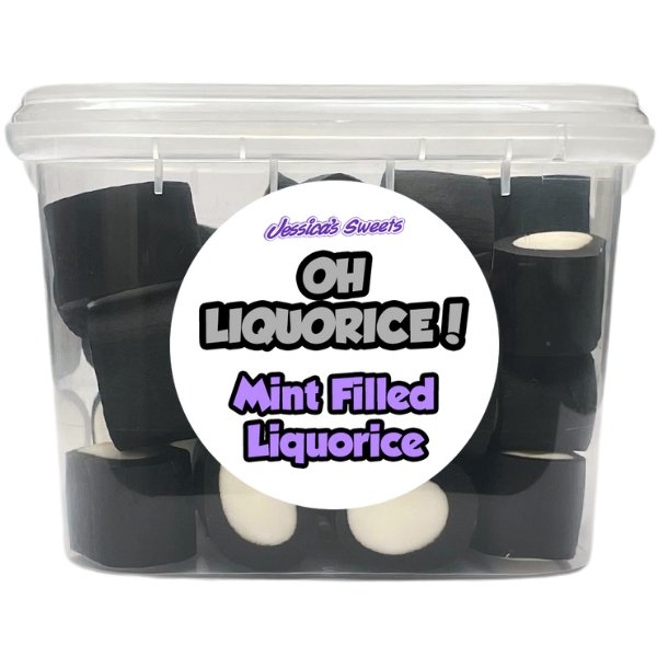 Oh Liquorice! Mint Filled Liquorice - Jessica's Sweets