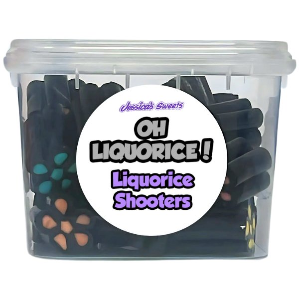 Oh Liquorice! Shooters 150g - Jessica's Sweets
