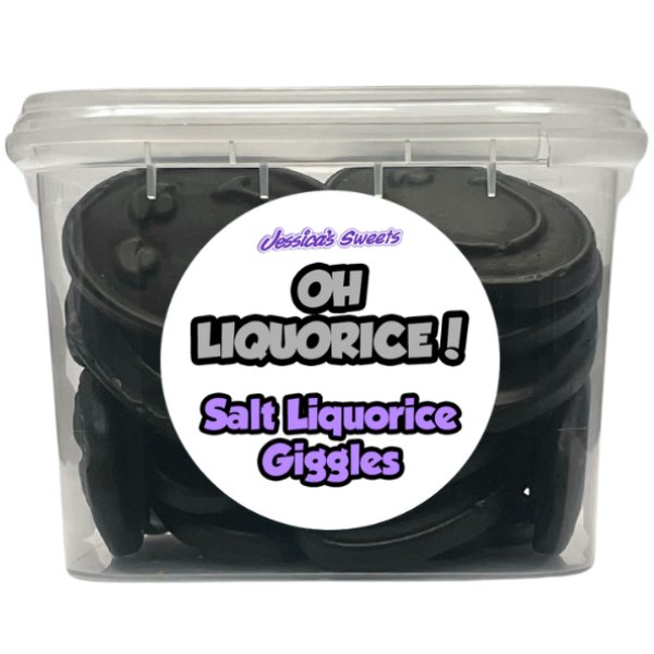 Oh Liquorice! Salt Liquorice Giggles 170g