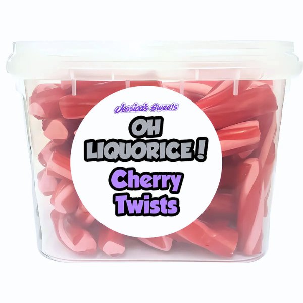 Oh Liquorice! Cherry Twists 150g