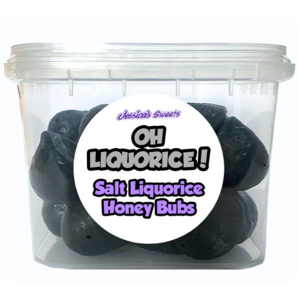 Oh Liquorice! Salt Liquorice Honey Bubs 170g