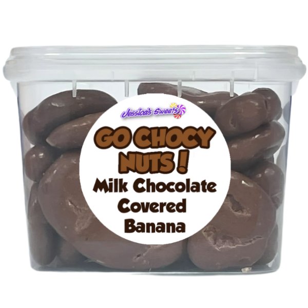 Go Choccy Nuts! Chocolate Covered Banana 180g - Jessica's Sweets