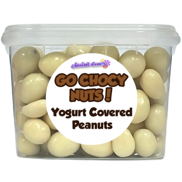 Go Choccy Nuts! Yogurt Covered Peanuts 180g Jessica's Sweets