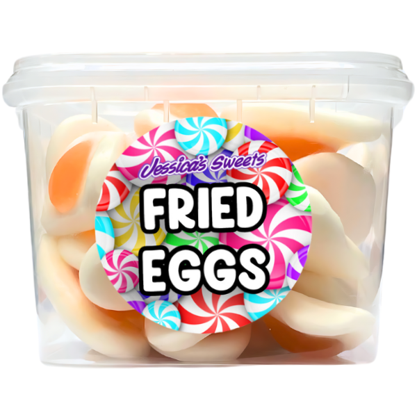Jessica's Sweet Tubs Fried Eggs 170g Jessica's Sweets