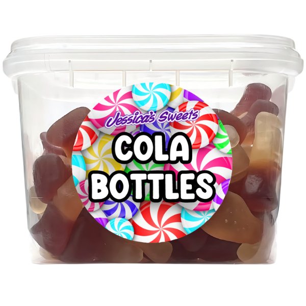 Jessica's Sweets Tubs Cola Bottles 170g - Jessica's Sweets
