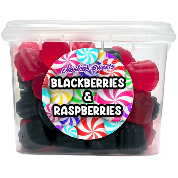 Jessica's Sweets Tubs Blackberries and Raspberries 170g