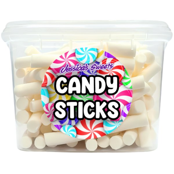 Jessica's Sweets Tubs Candy Sticks 170g - Jessica's Sweets