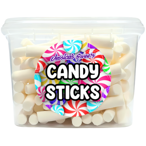 Jessica's Sweets Tubs Candy Sticks 170g Jessica's Sweets